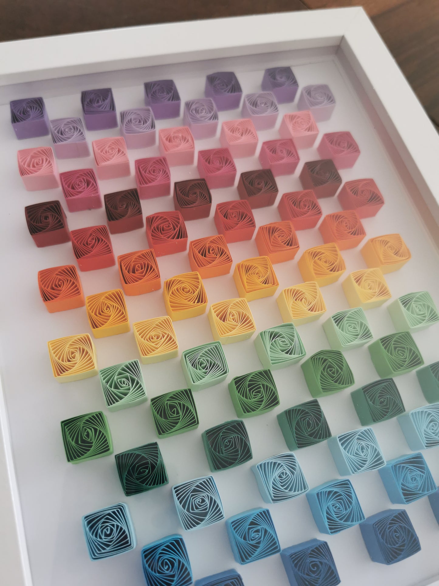 Quilled square vortex's